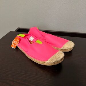 Pink Espadrille water Shoes